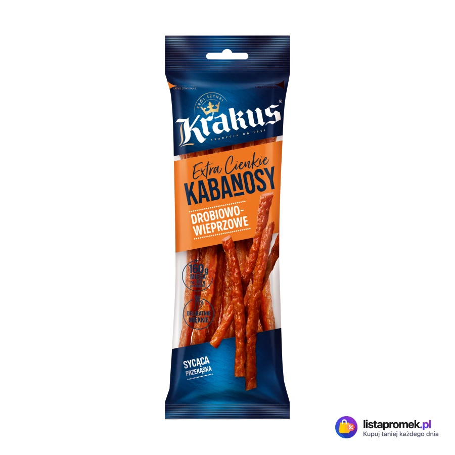 Extra Cienkie Kabanosy drobiowo-wieprzowe