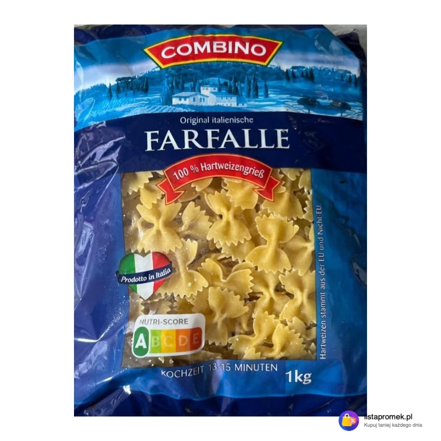 Makaron farfalle z pszenicy durum