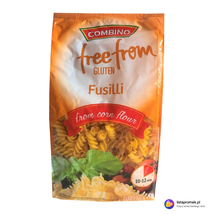 Makaron bez glutenu spaghetti, fusilli lub pene