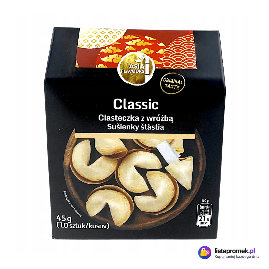 Ciastka z wróżbą Asia Flavours, różne smaki