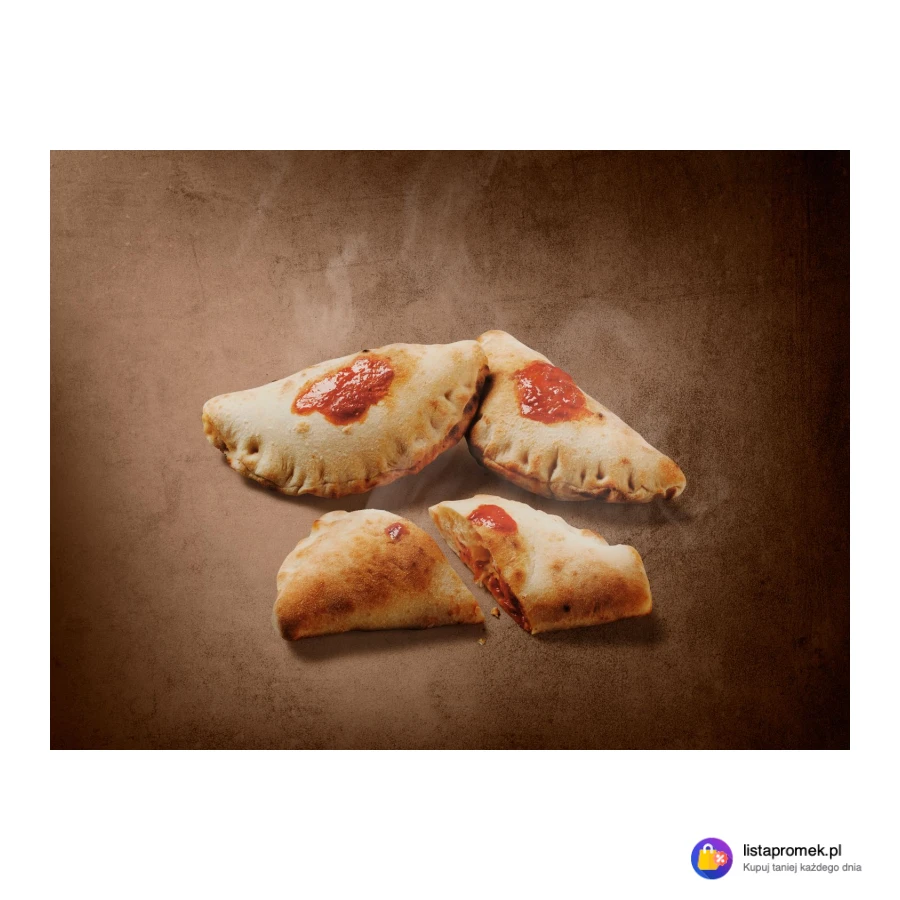 Minicalzone margherita z mozzarellą i pomidorami